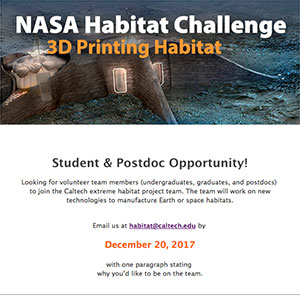 NASA Habitat Challenge