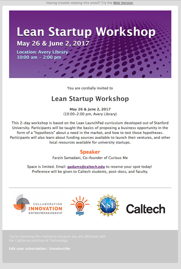 Lean Startup Workshop