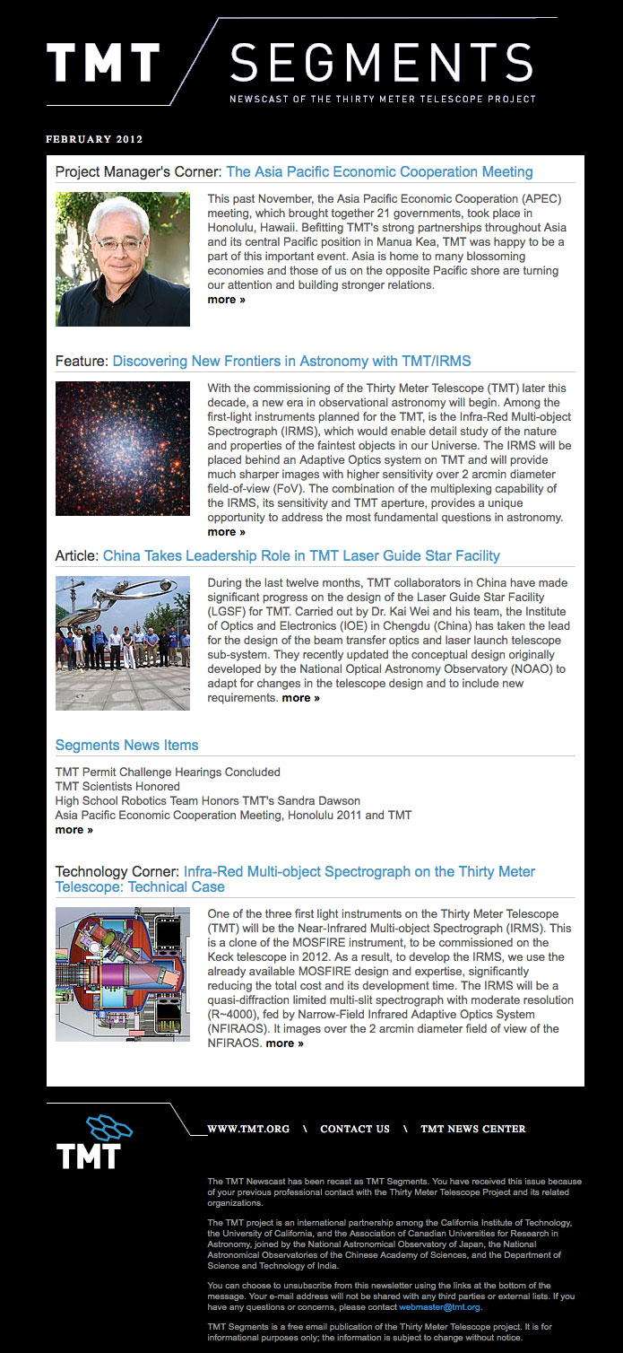 TMT Newsletter