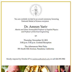 Amnon Yariv Invite