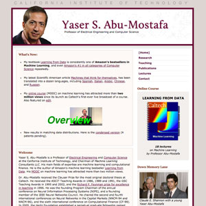 Professor Yaser S. Abu-Mostafa