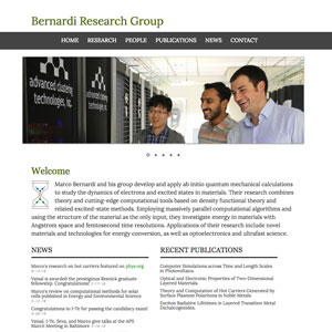 Marco Bernardi Research Group