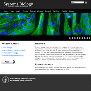Systems Biology at Caltech